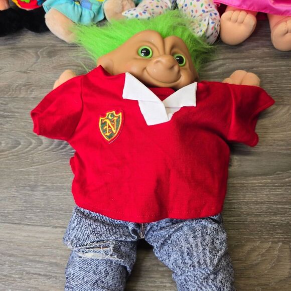 Troll Dolls Lot 5 XL 15 in 10 in Plush Russ Treasure Troll Mixed Lot Kidz READ - Picture 9 of 16